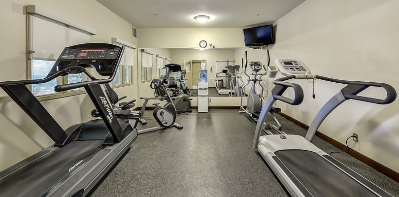 space-saving equipment for home gym hotel gyms — wellness spaces +